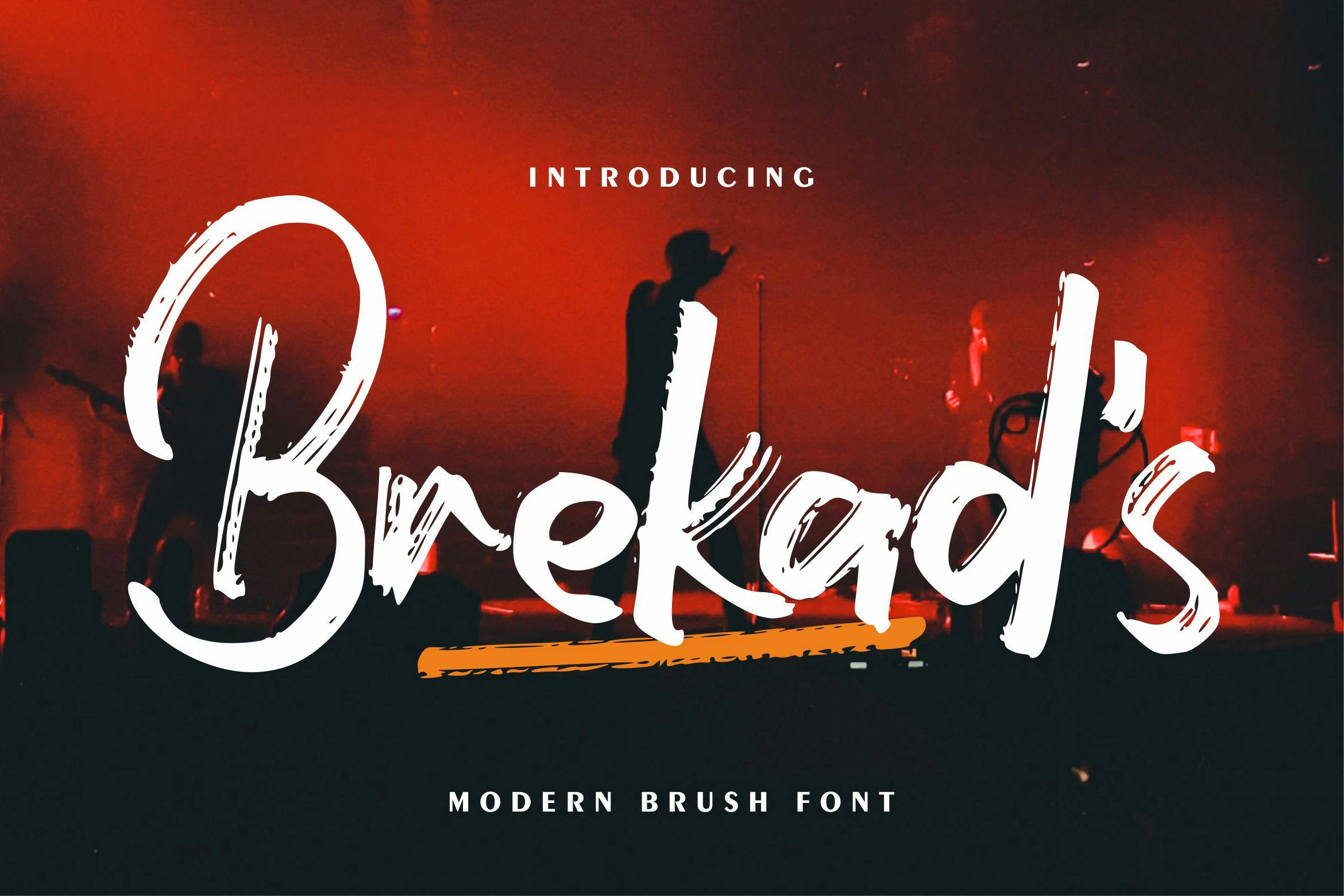 فونت براش مدرن Brekad