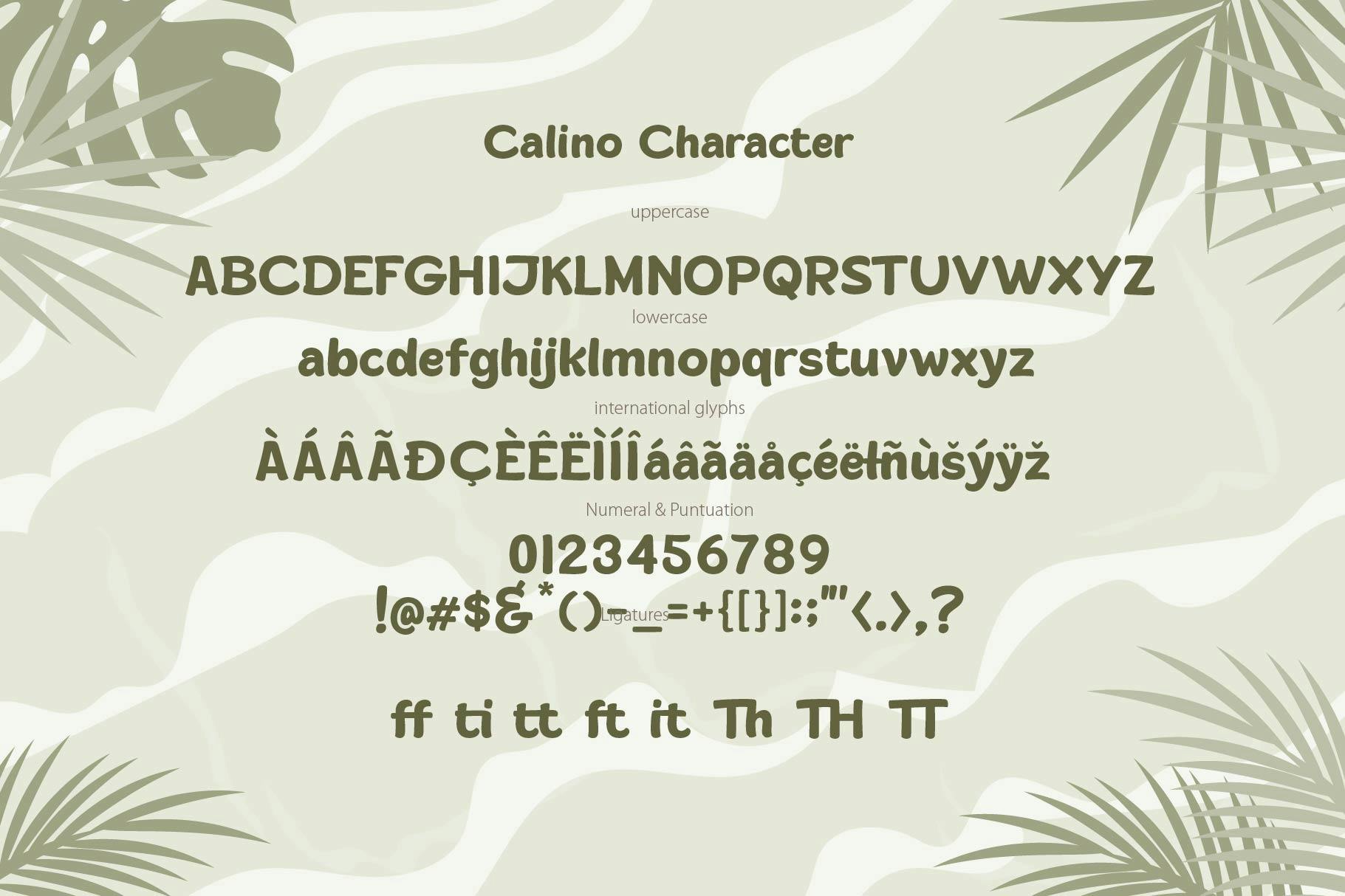فونت نمایش CALINO