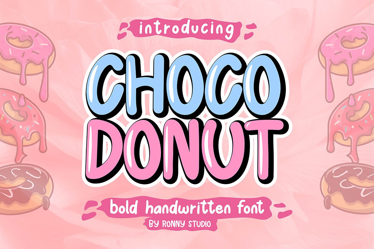 فونت دست نویس Choco Donut