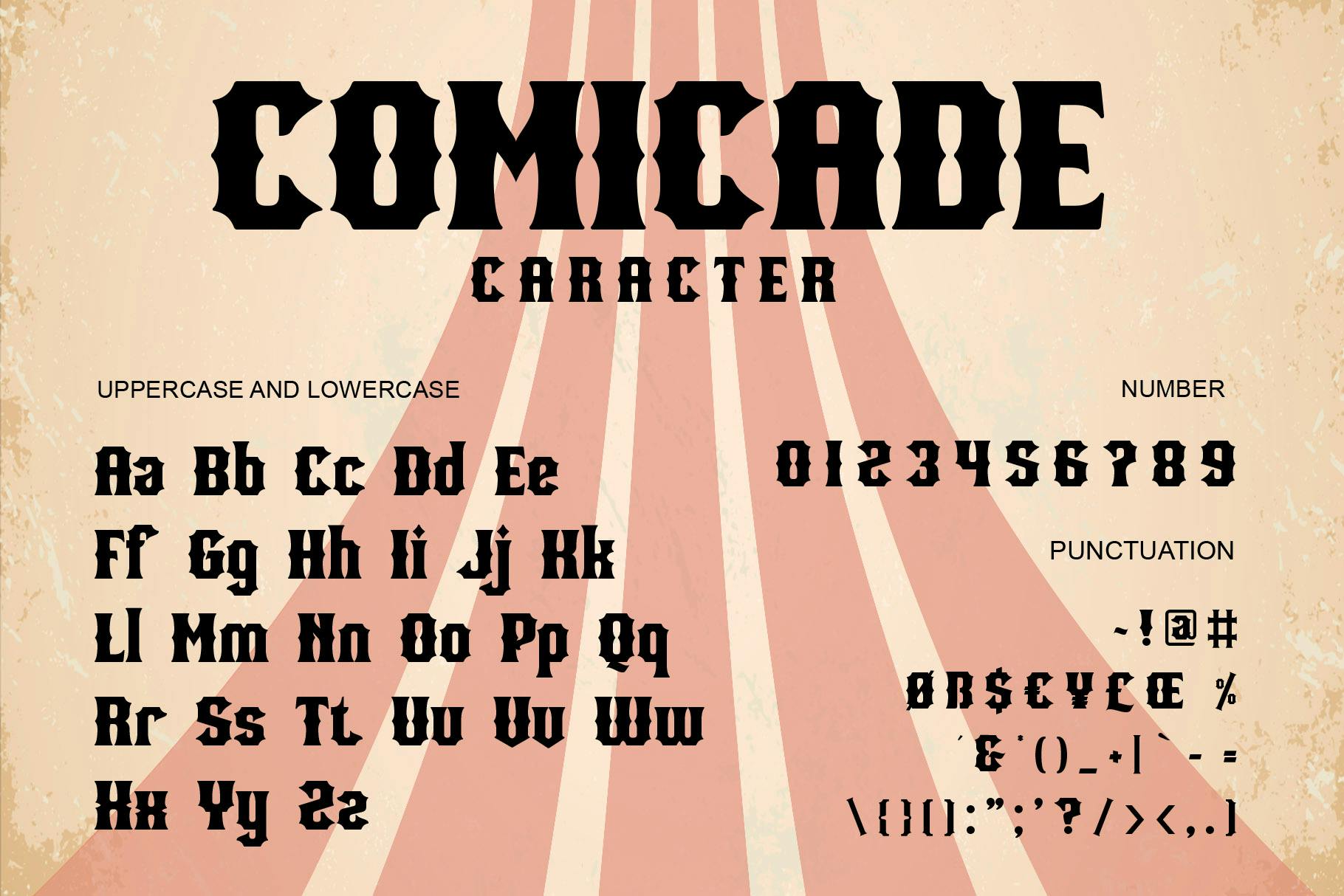 فونت Comicade Retro
