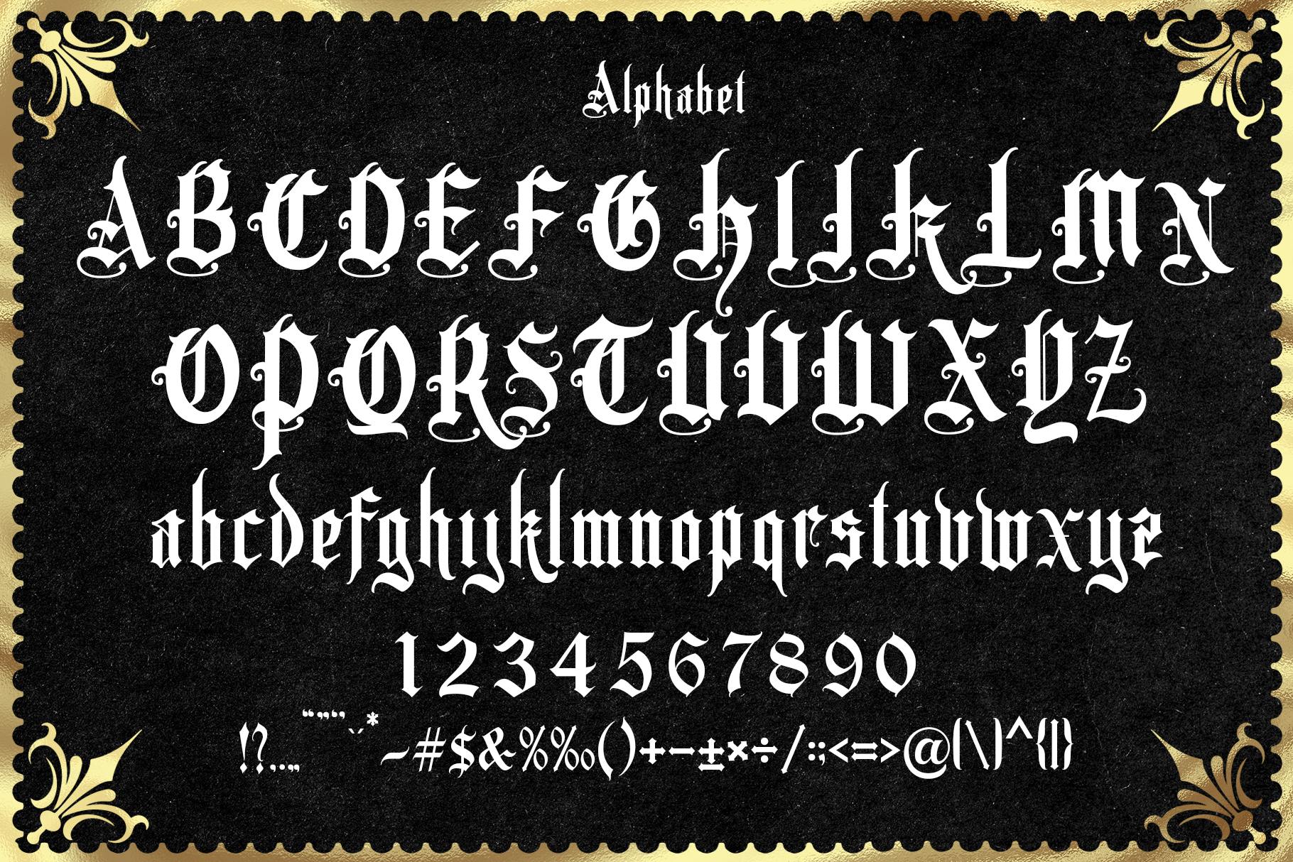 Crowers Blackletter لوکس