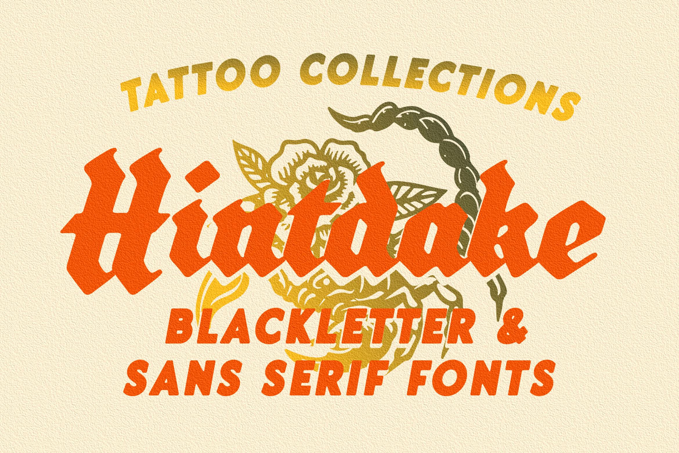 قلم Blackletter Hintdake Tattoo