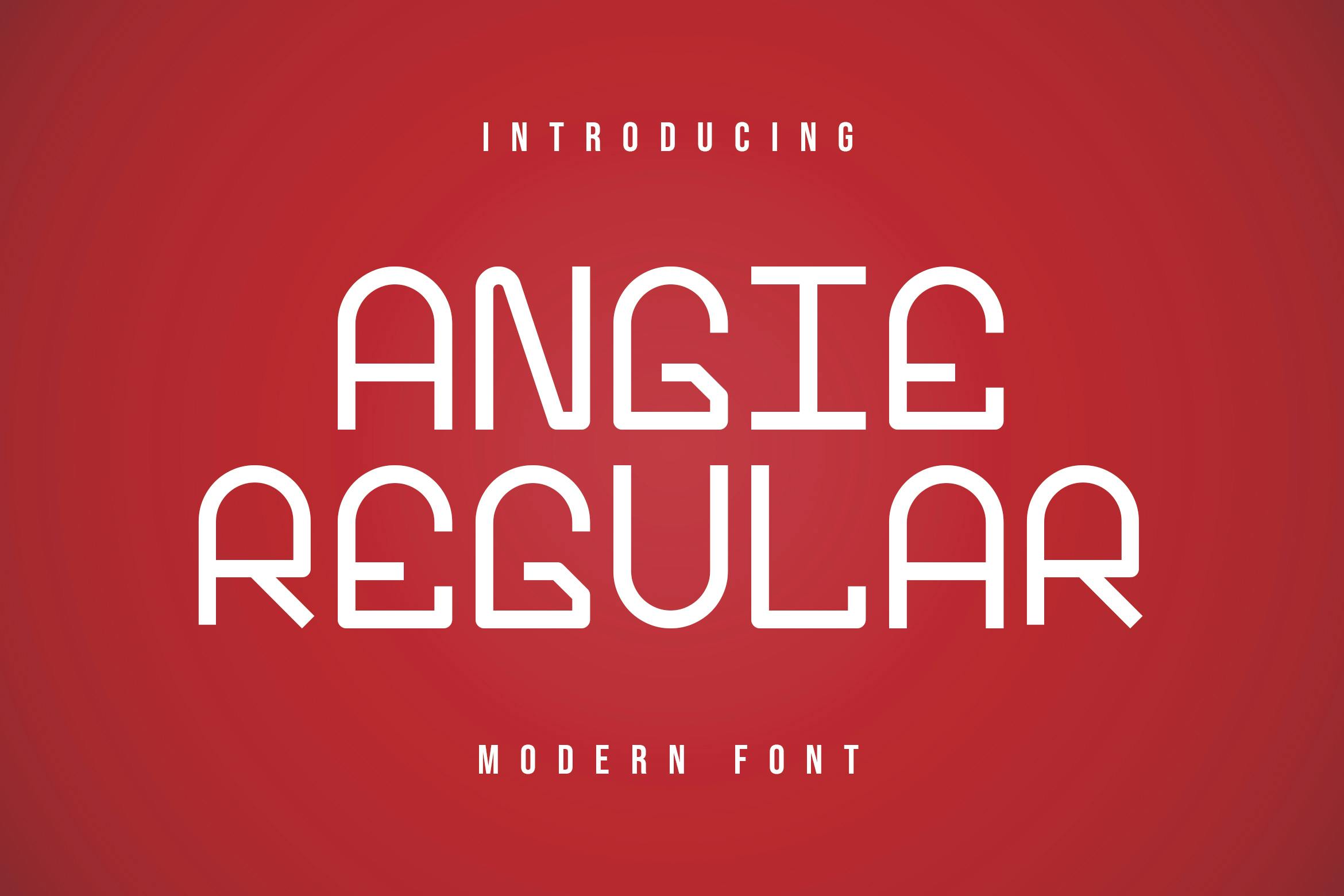 فونت مدرن Angie