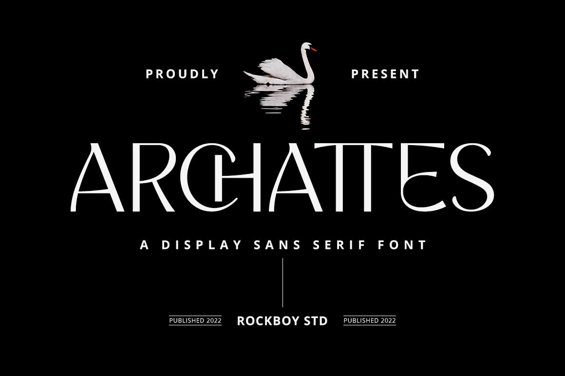 فونت لوگو Archattes