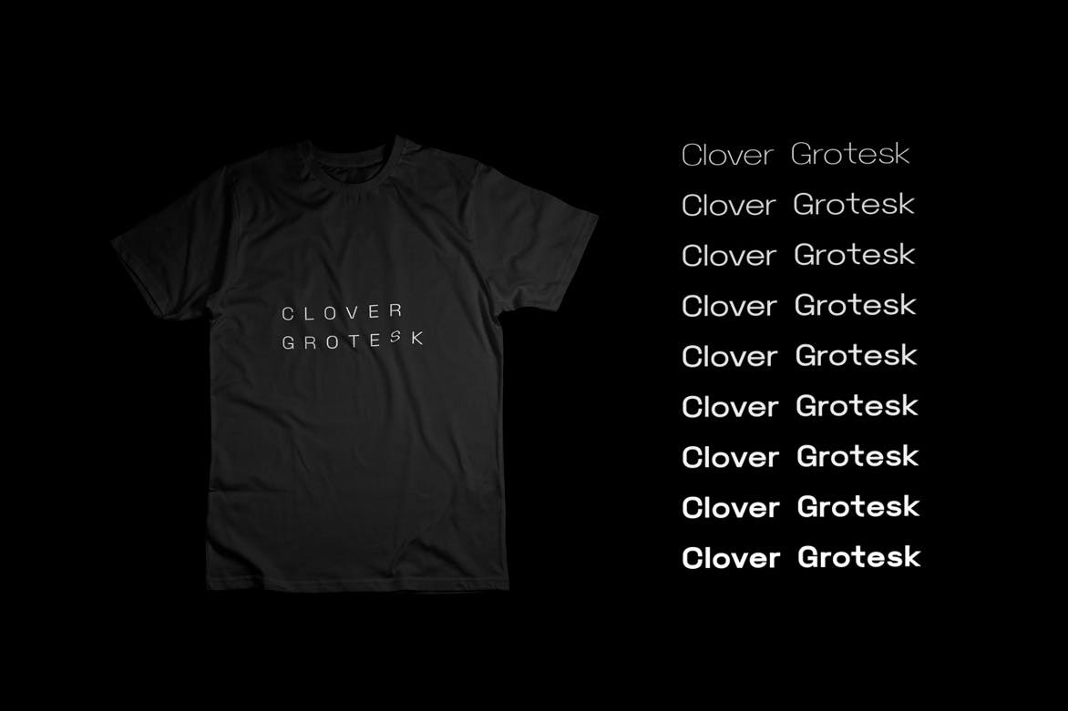 تایپ فیس مدرن Clover Grotesk