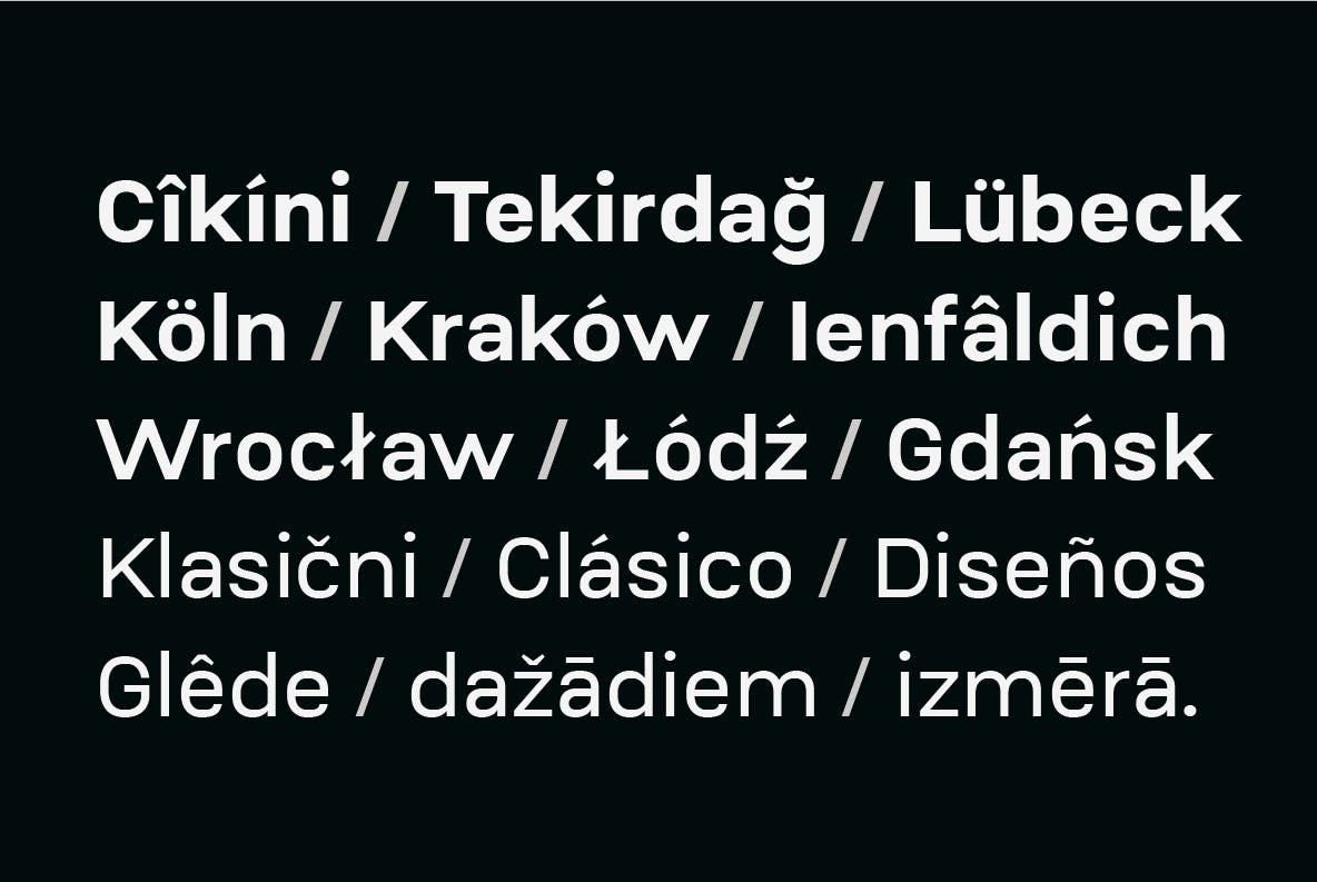 Conigen Modern Sans Serif