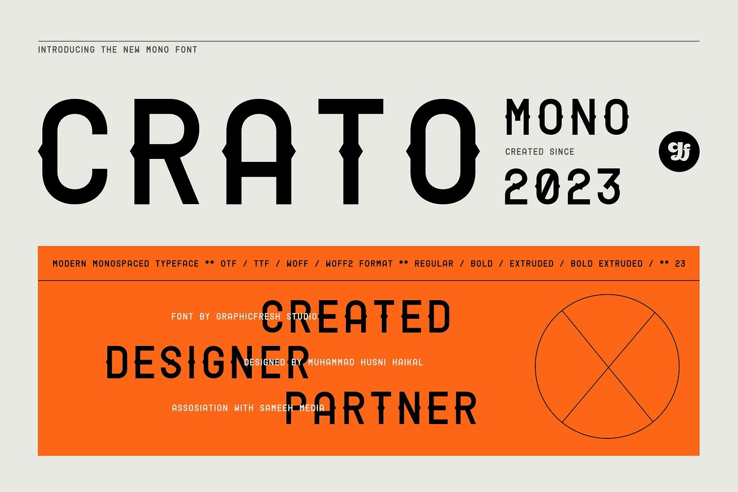 قلم Crato Mono Modern Monospaced