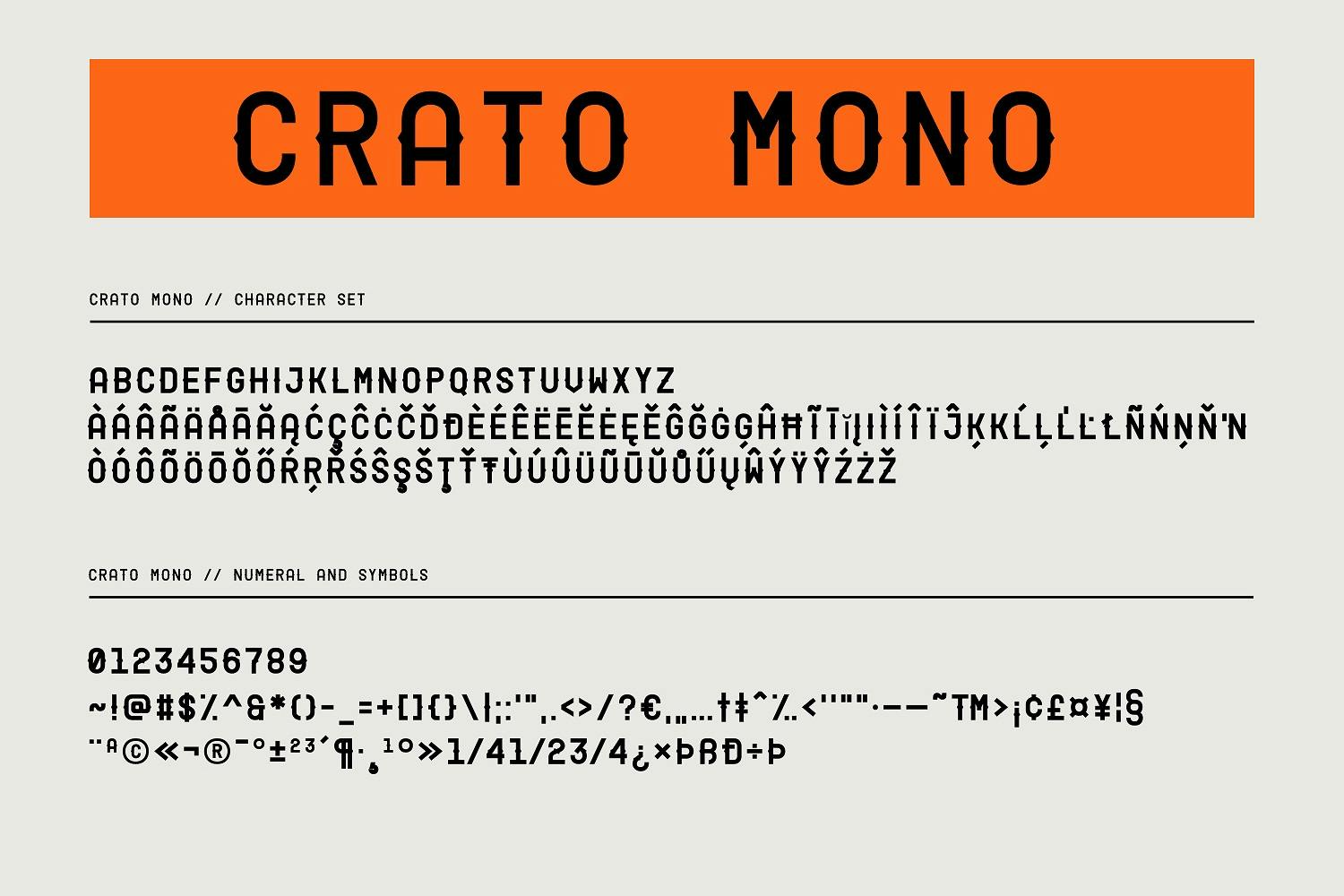 قلم Crato Mono Modern Monospaced