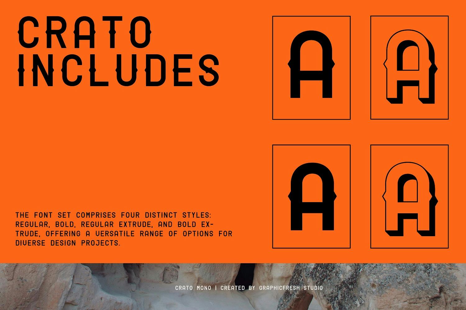 قلم Crato Mono Modern Monospaced
