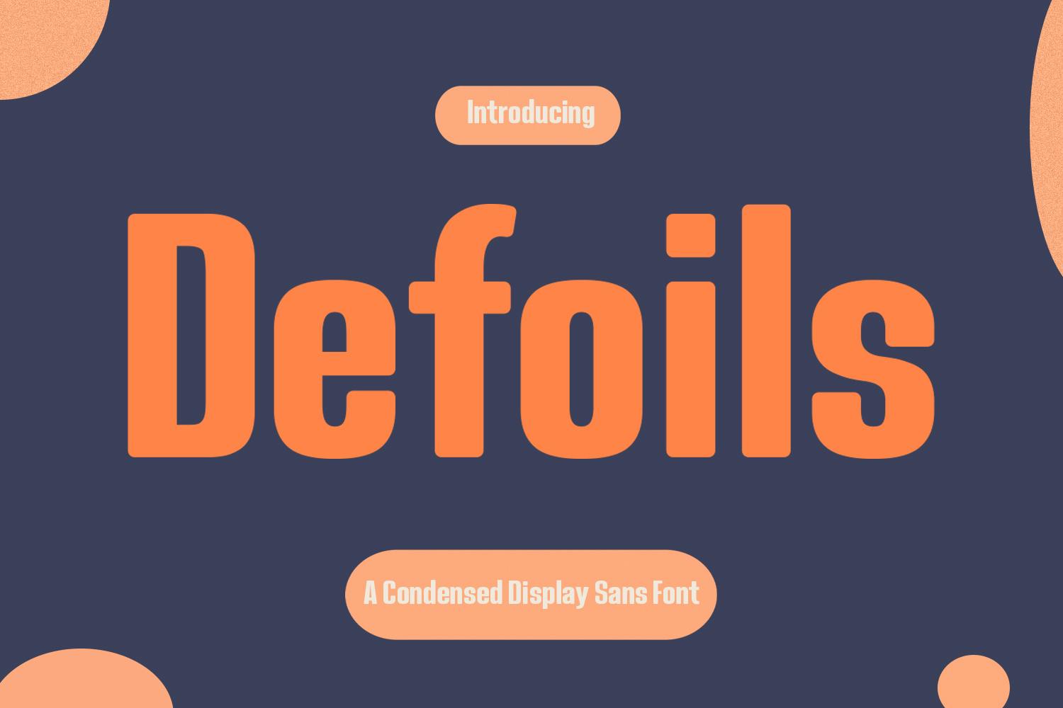 فونت لوکس بدون نمایش Defoils