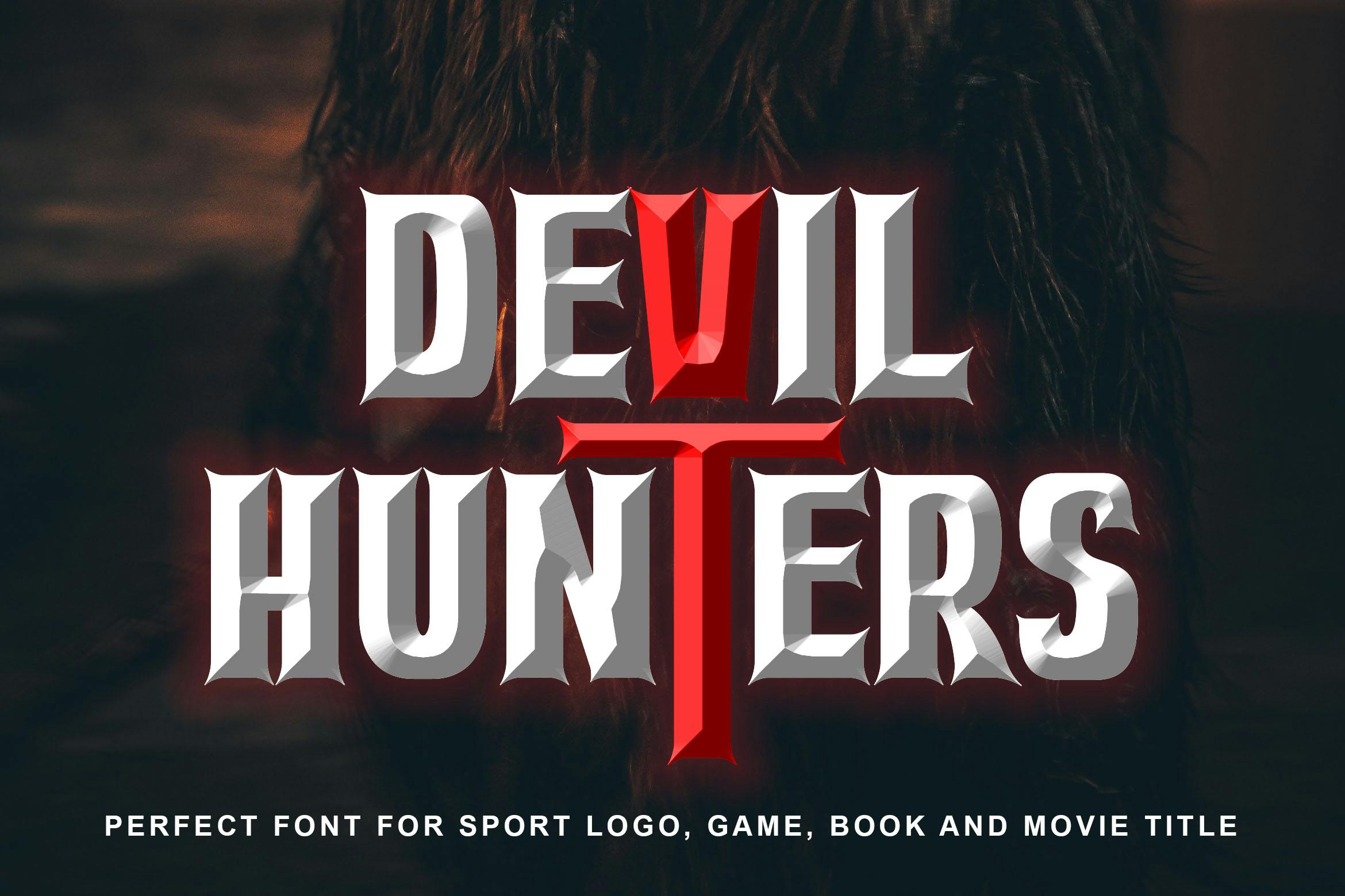 قلم لوگوی Devil Hunter Esport