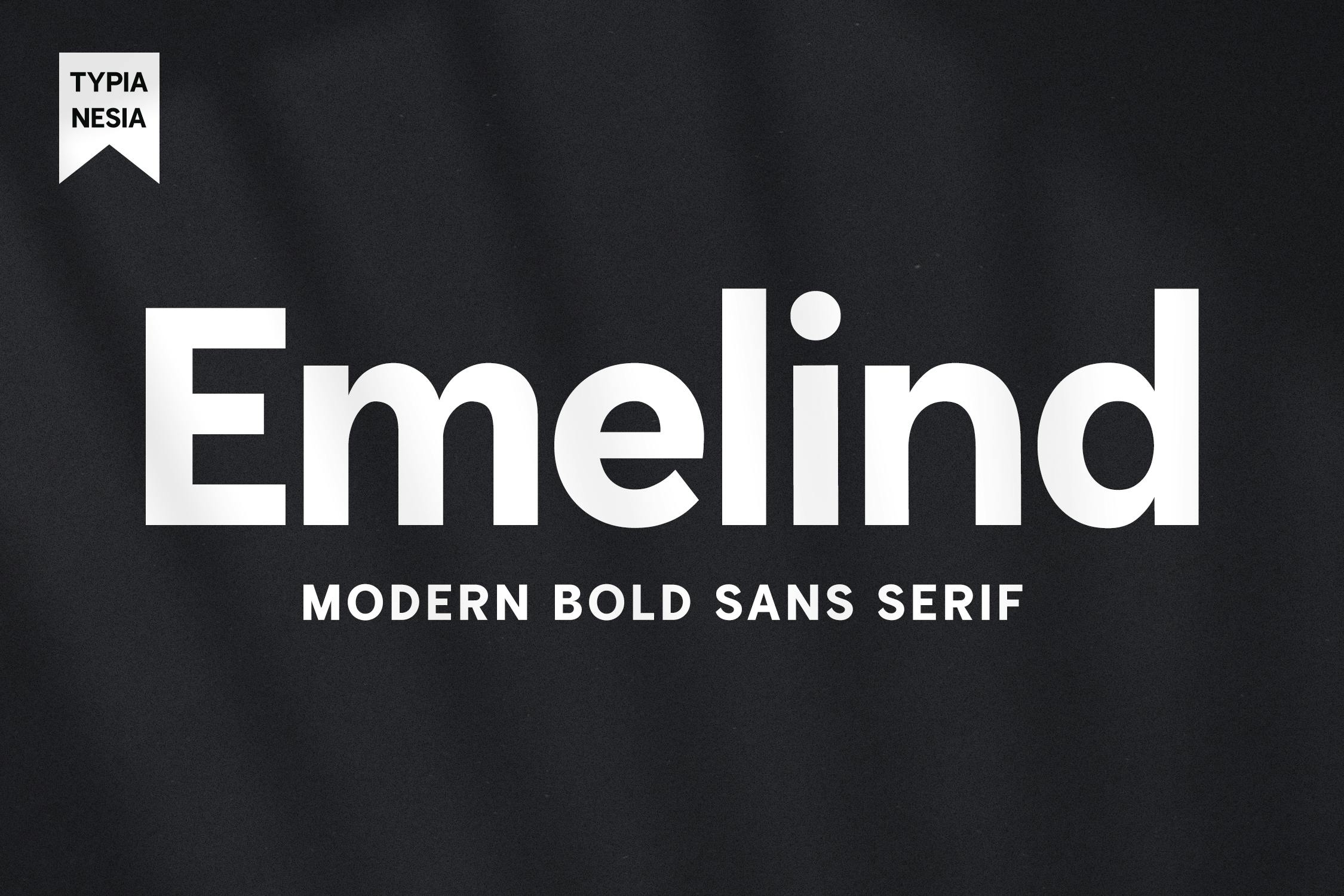 Emelind Modern Logo Sans