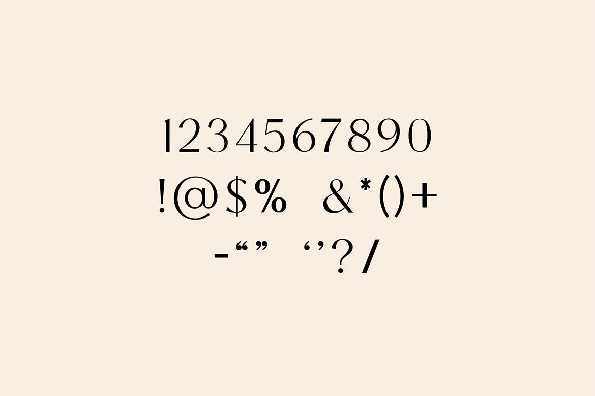 قلم Ezme Luxury Sans Serif