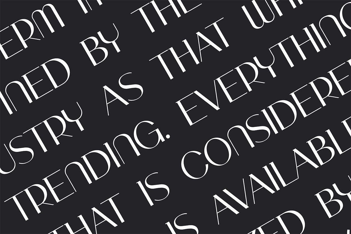 قلم Ezme Luxury Sans Serif