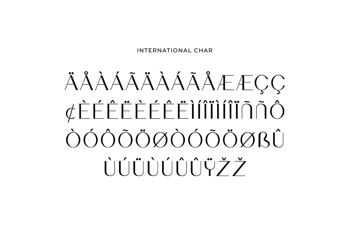 قلم Ezme Luxury Sans Serif