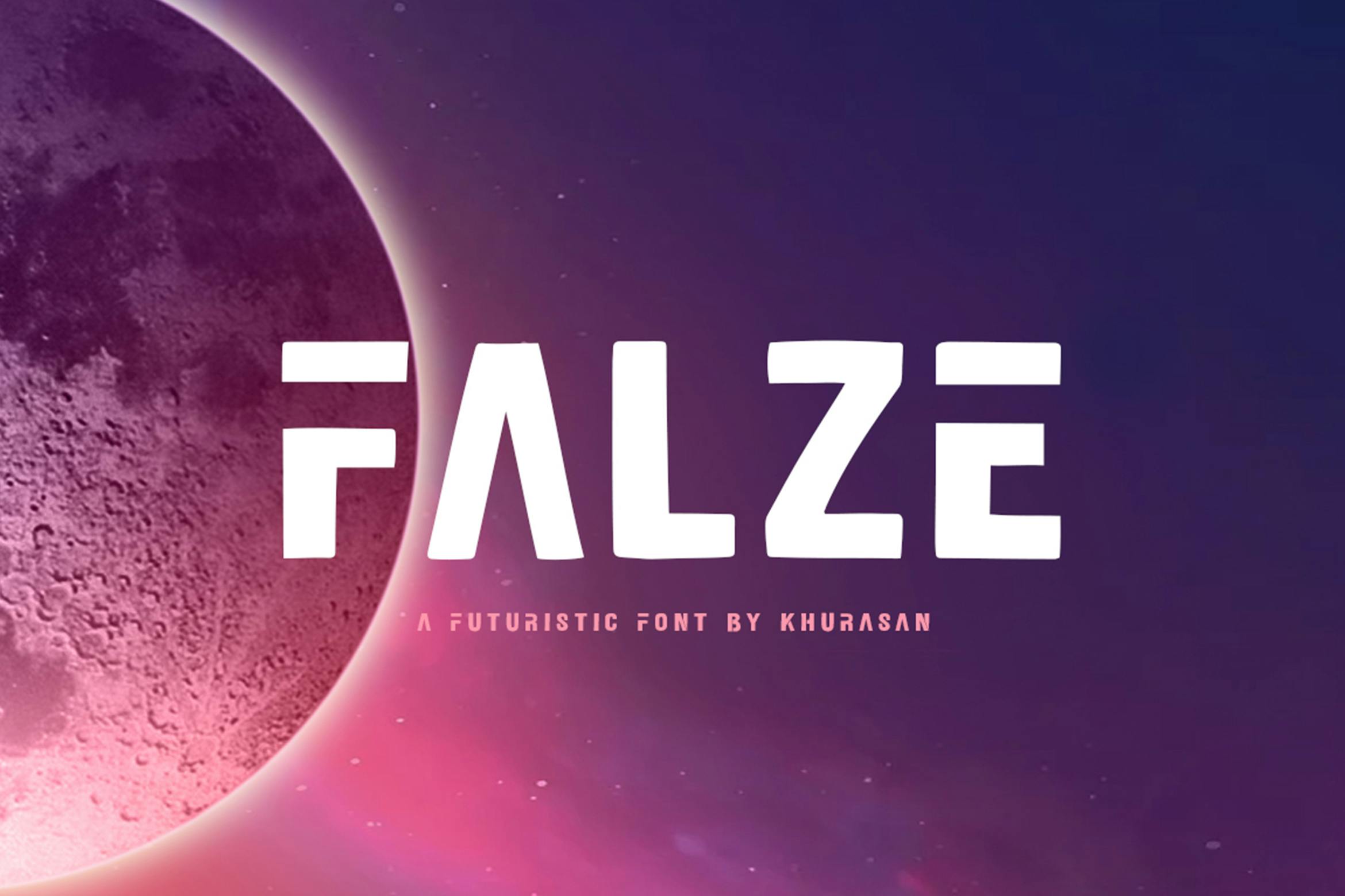 فونت لوگوی آینده نگر Falze
