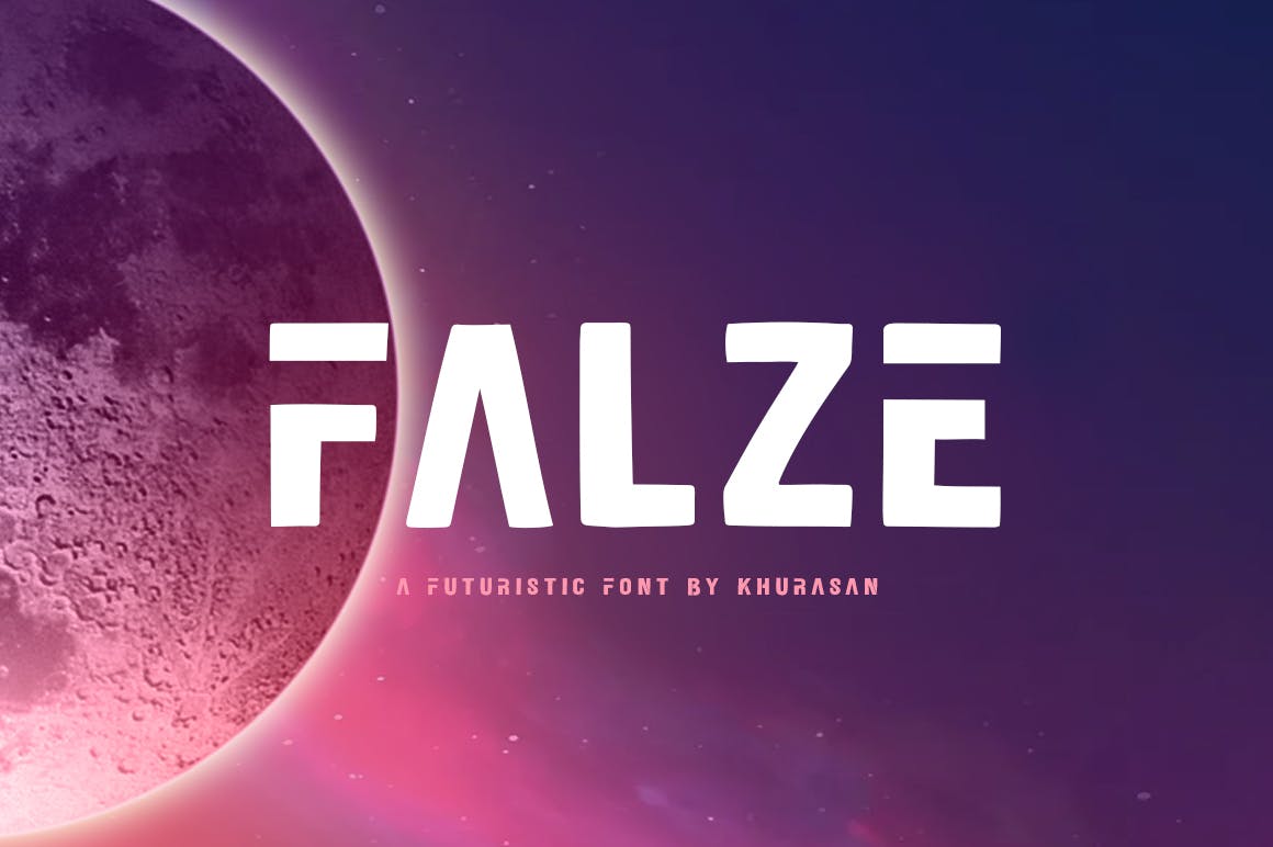 فونت لوگوی آینده نگر Falze