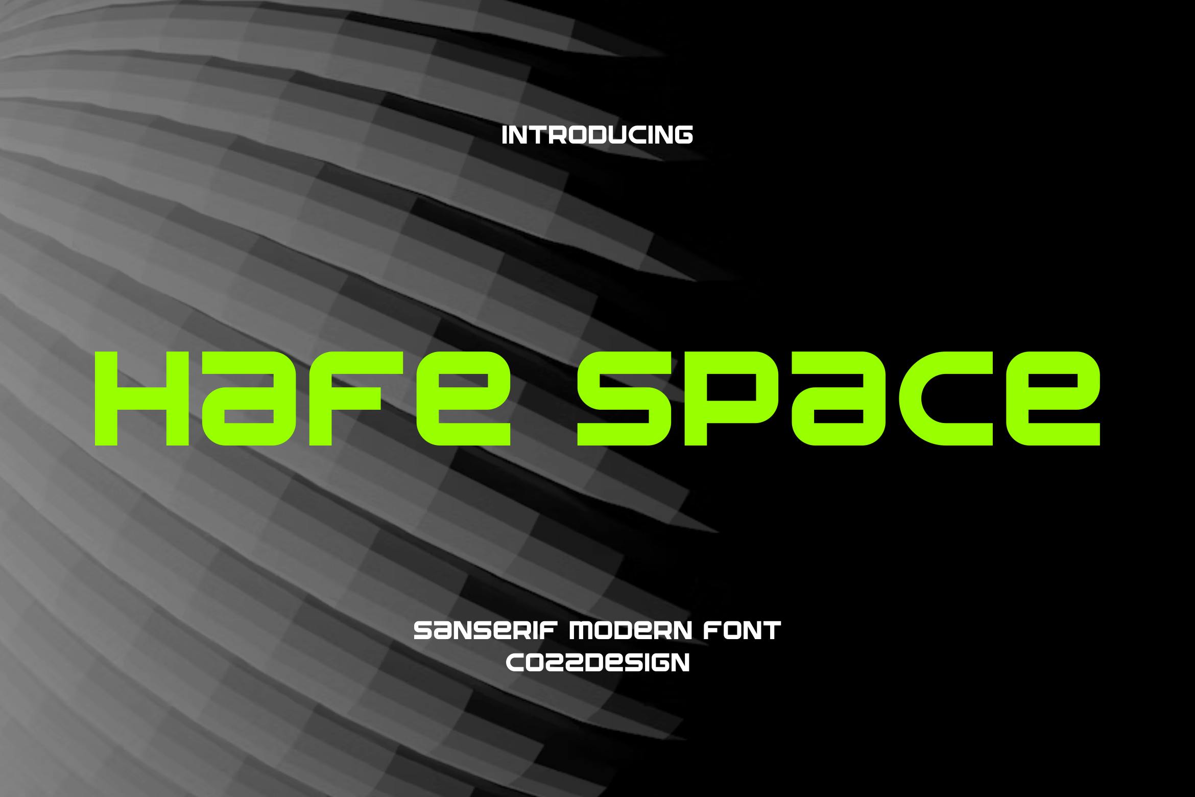 فونت مدرن HafeSpace