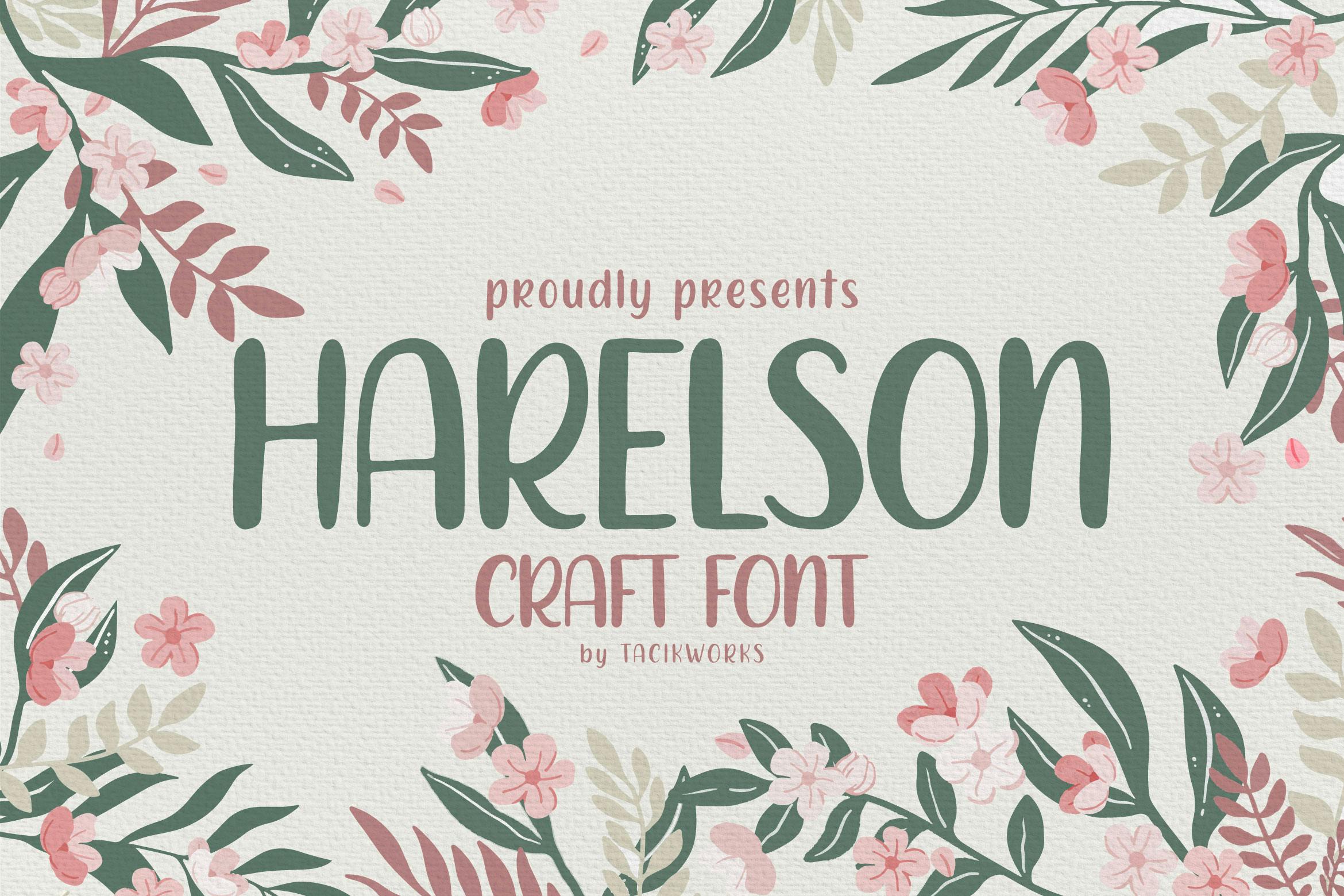 فونت Harelson Crafter