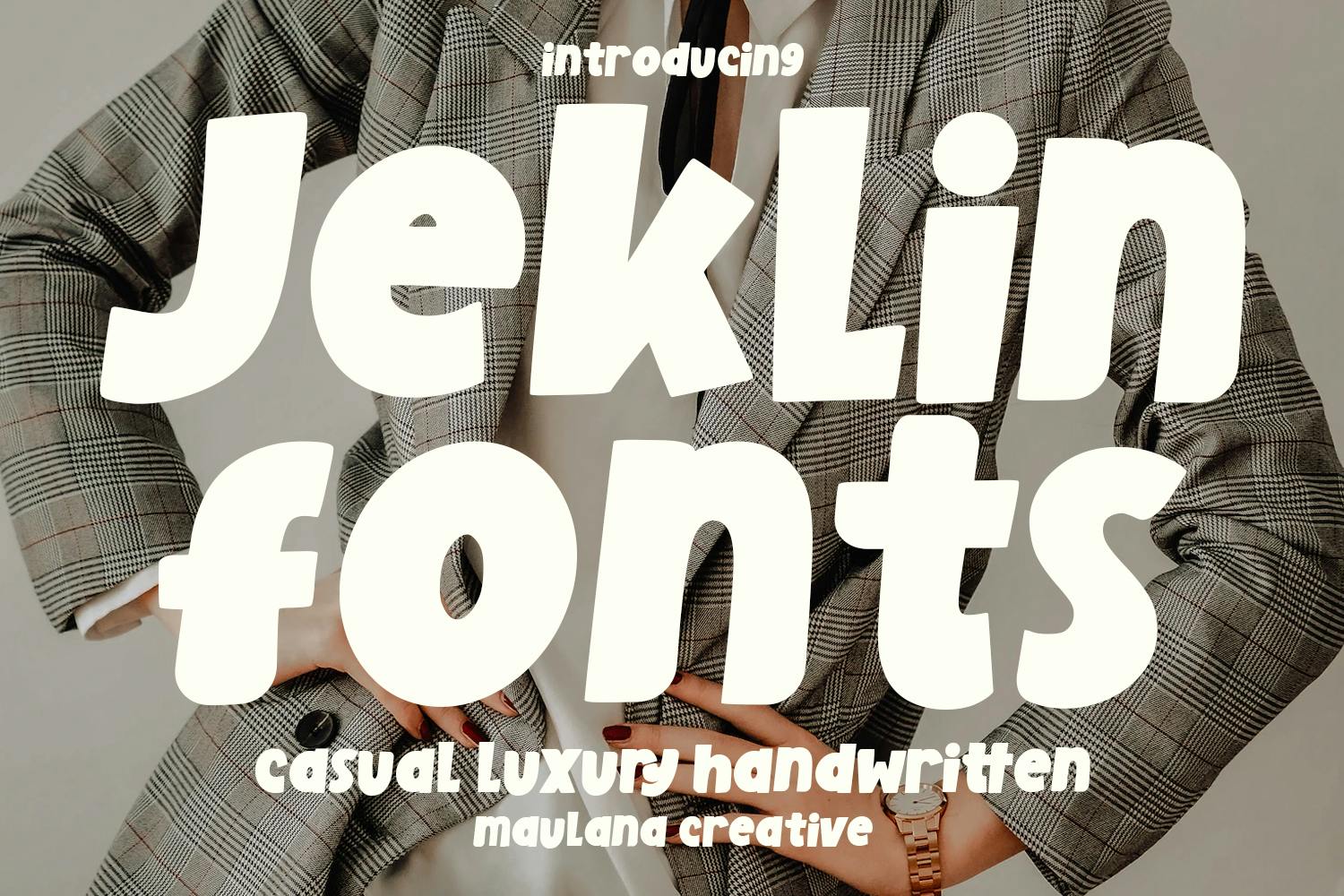 فونت لوکس Jeklin Casual