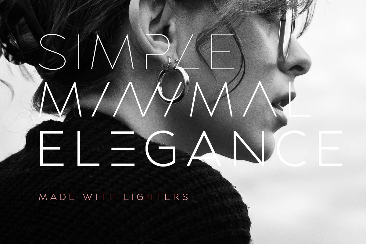 فونت لوگوی Lighters Light
