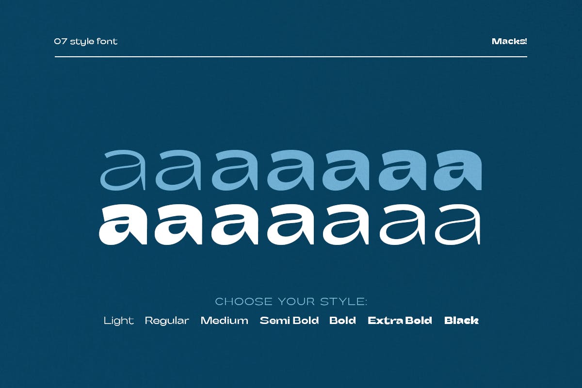 Macks Wide Modern Sans