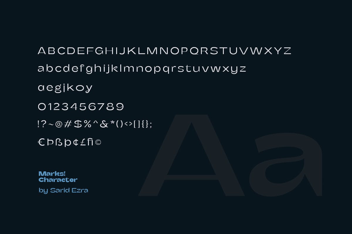 Macks Wide Modern Sans