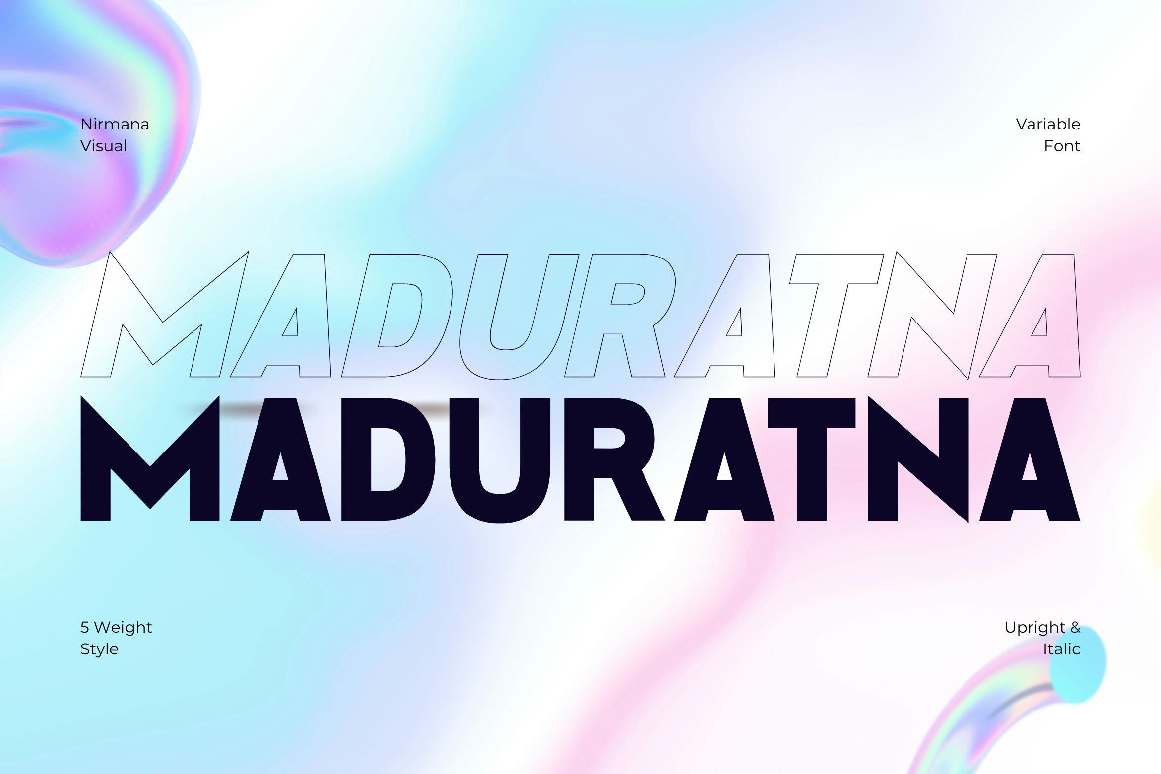 فونت لوگوی Maduratna