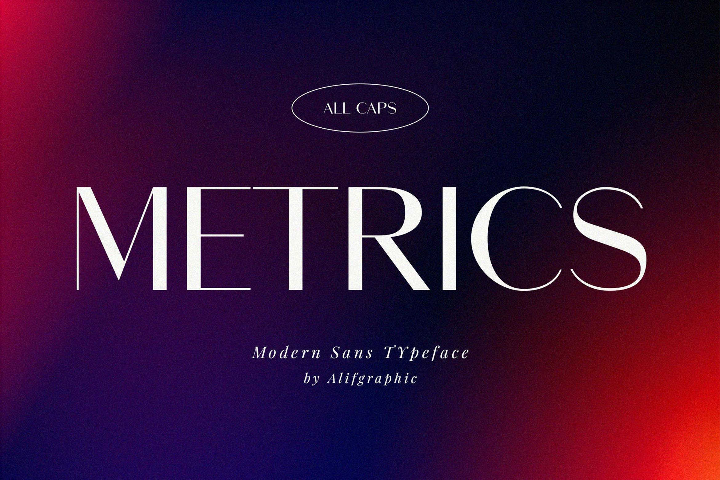 Metrics Modern Sans