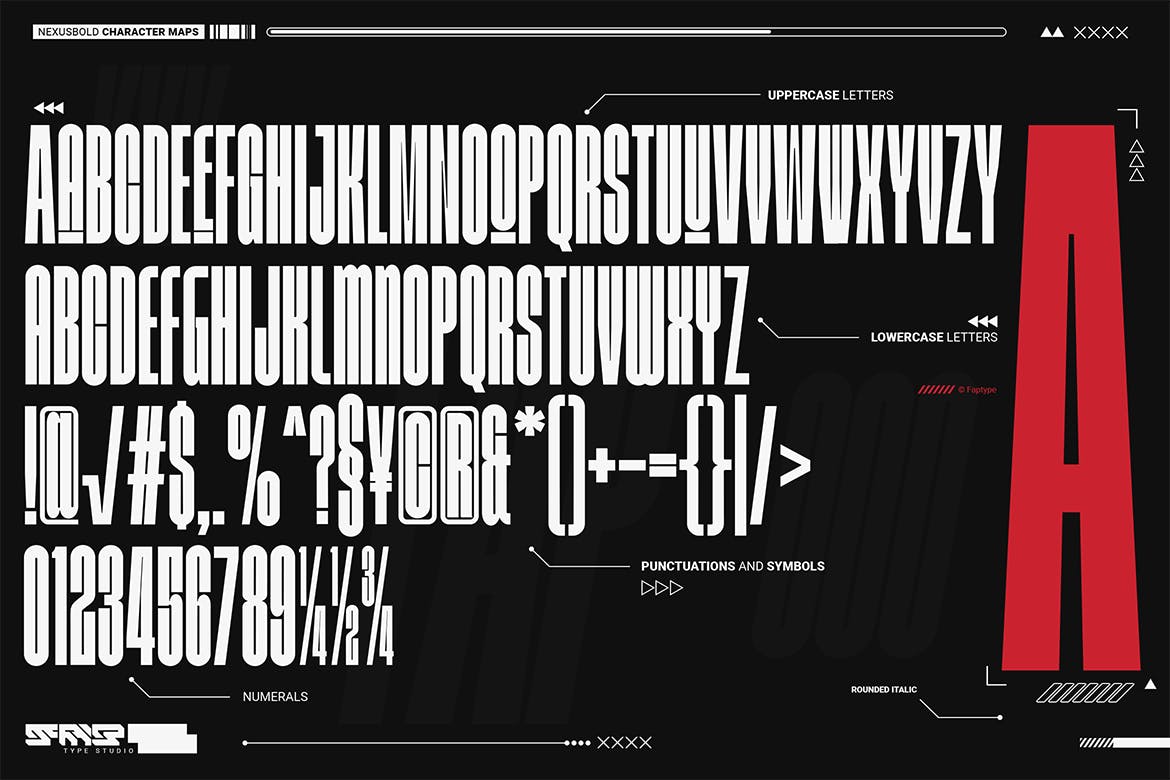 Nexusbold Modern Condensed Sans