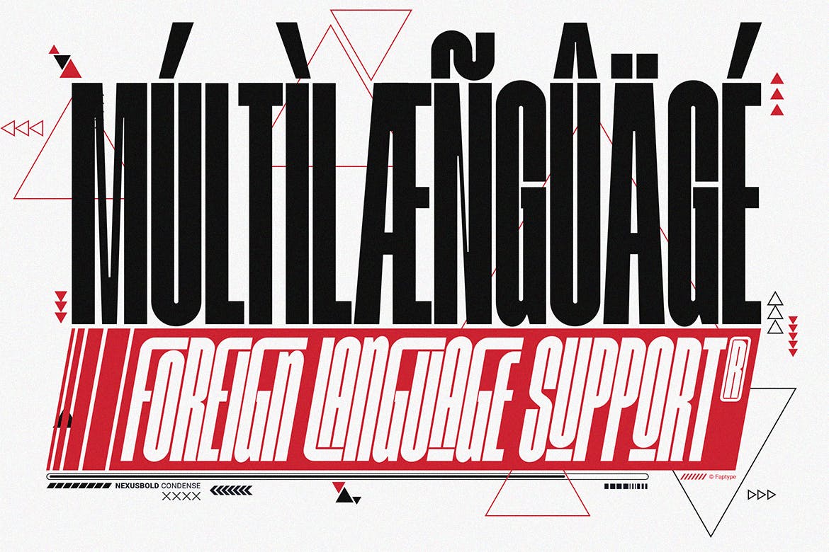 Nexusbold Modern Condensed Sans