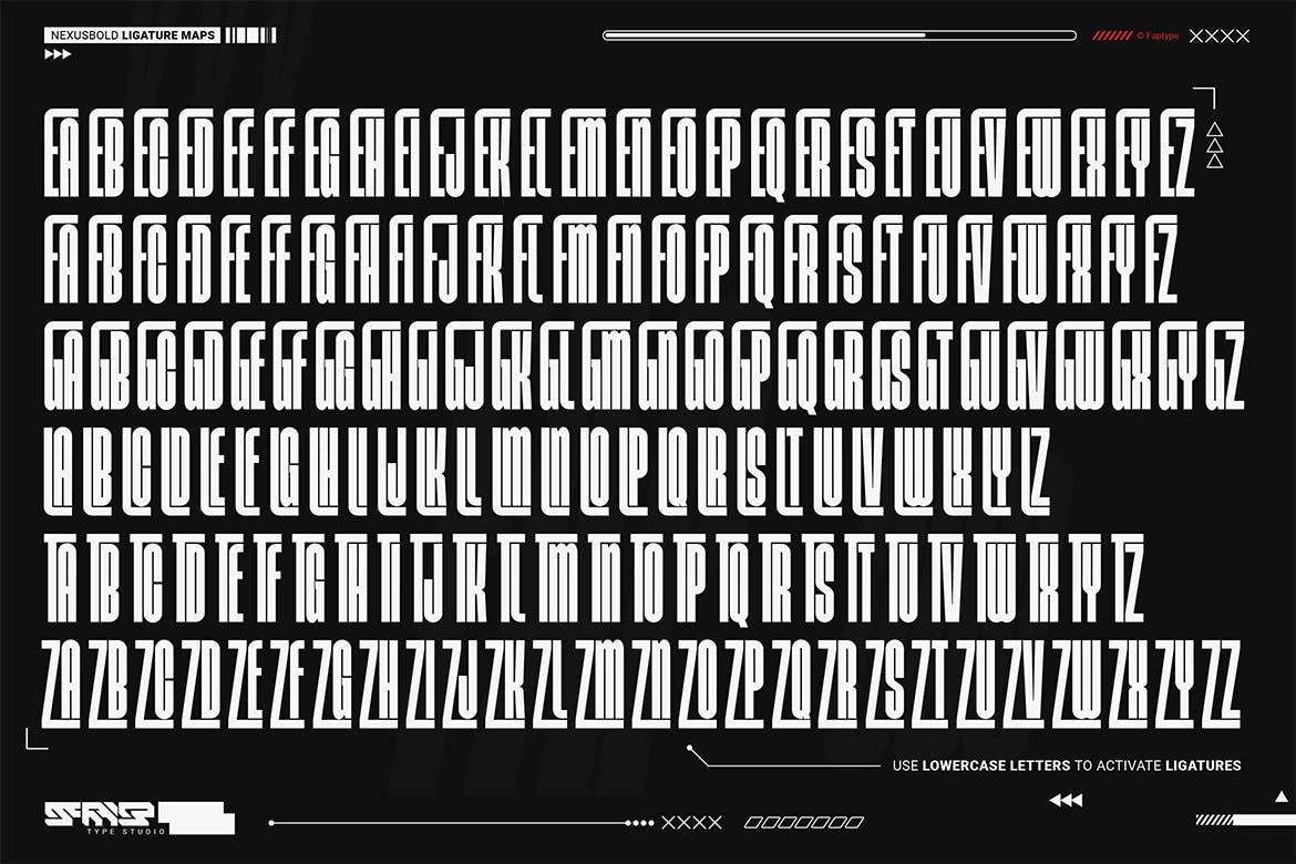 Nexusbold Modern Condensed Sans