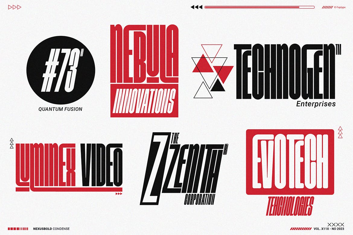 Nexusbold Modern Condensed Sans