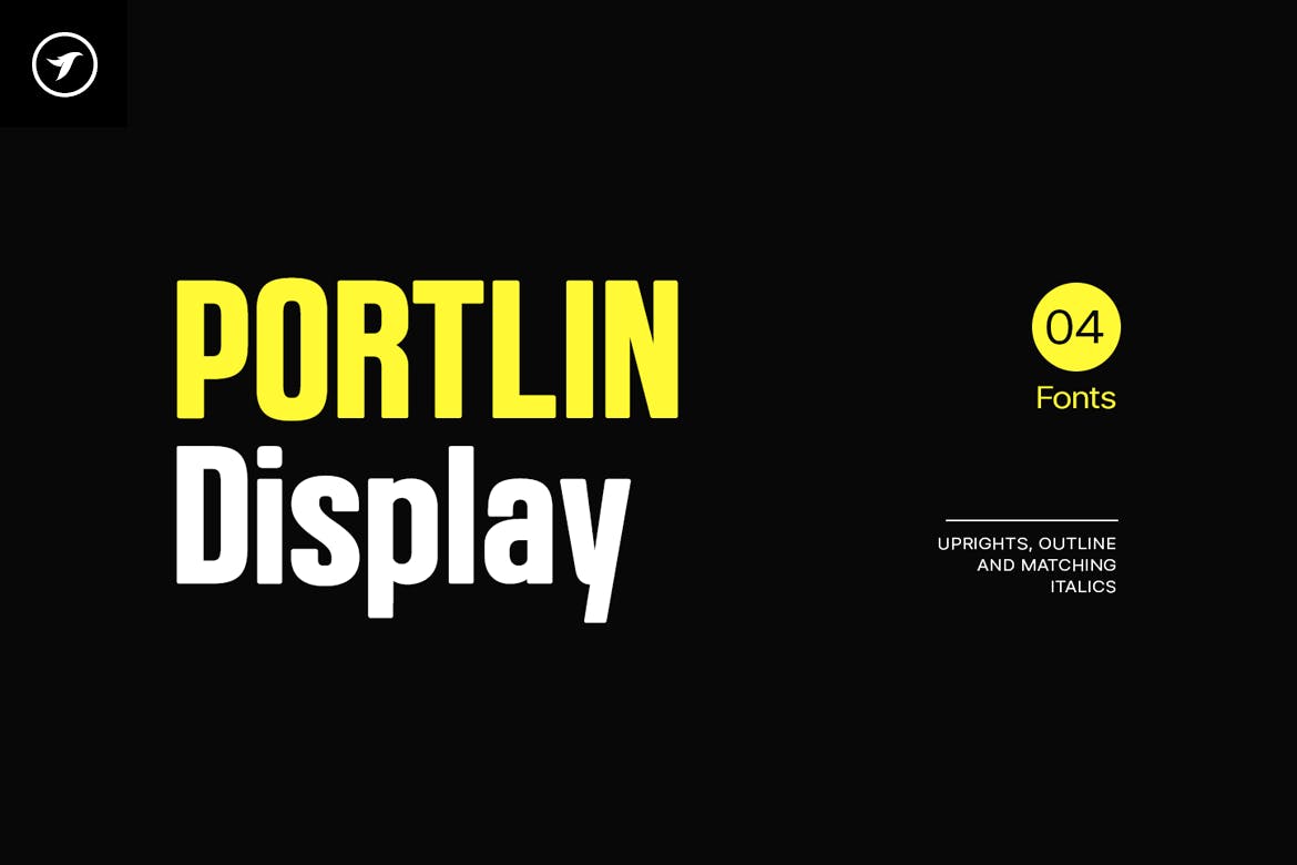 قلم تیتر صفحه نمایش مدرن Portlin