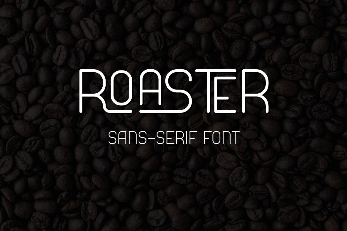 فونت Roaster Sans serif با لیگاتور