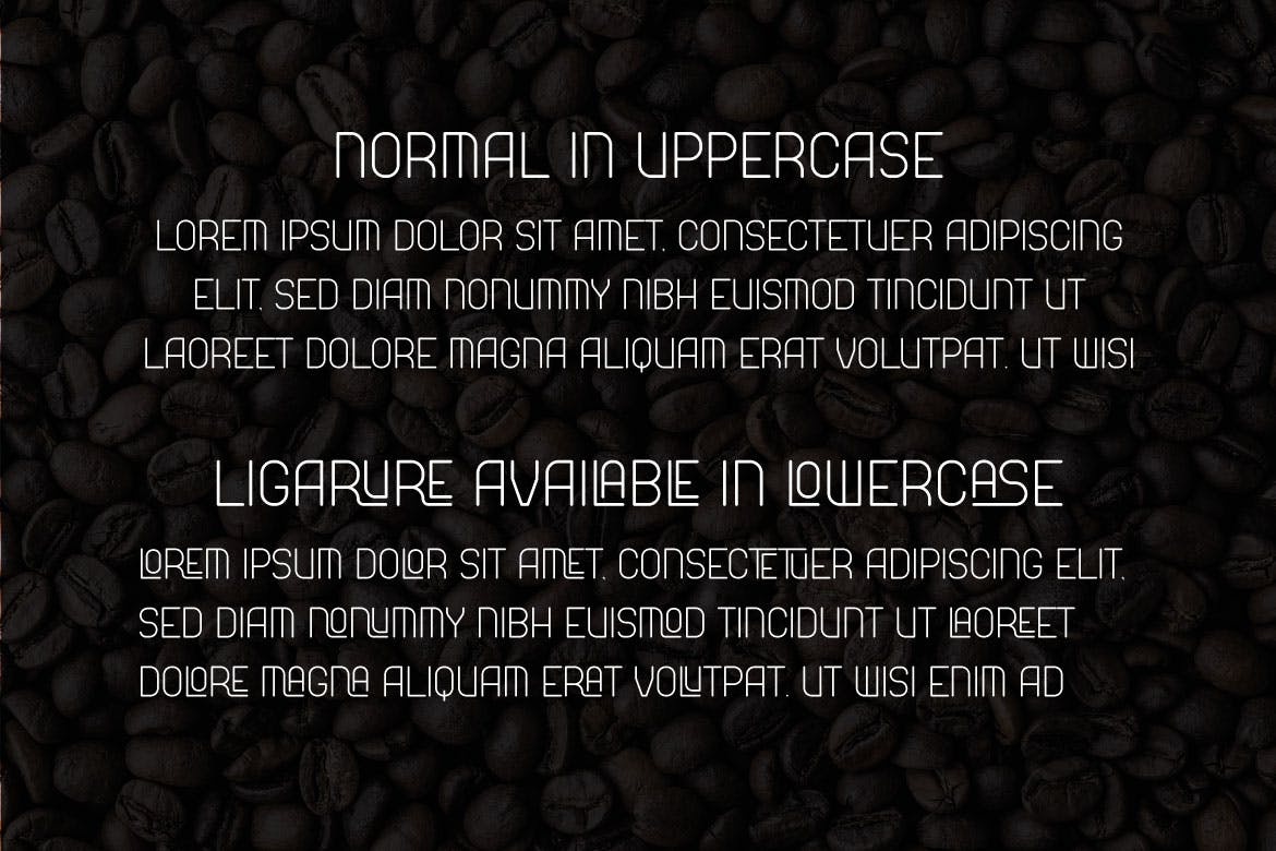 فونت Roaster Sans serif با لیگاتور