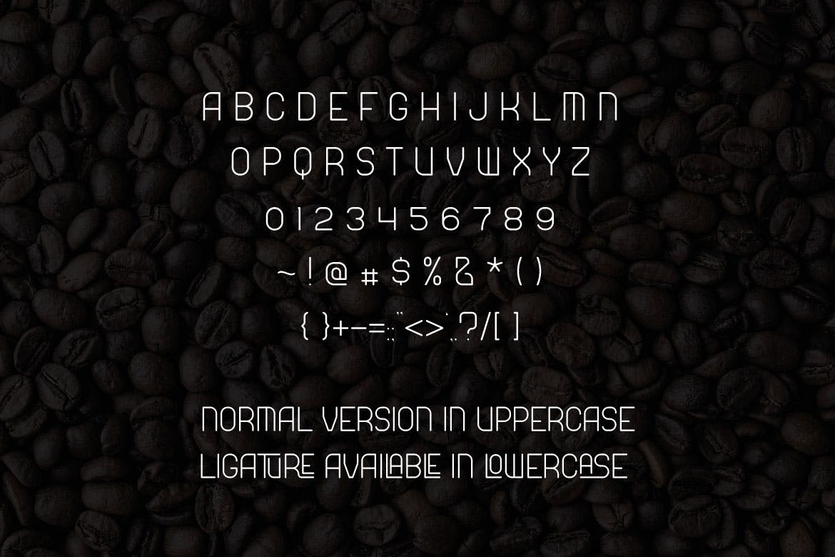 فونت Roaster Sans serif با لیگاتور
