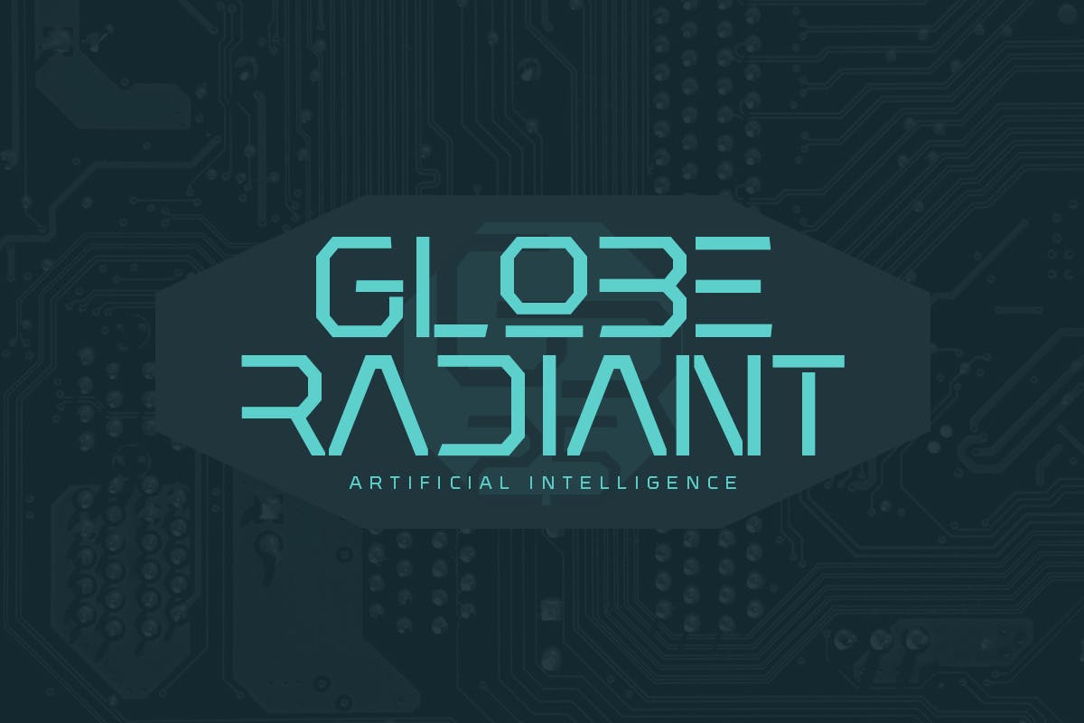 فونت لوگوی آینده نگر Rosterian