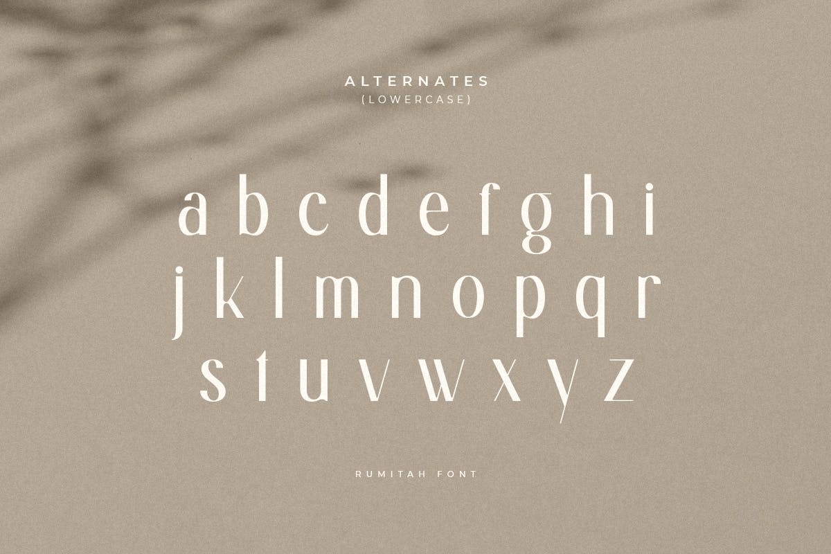 Rumitah Luxury Sans Serif قلم