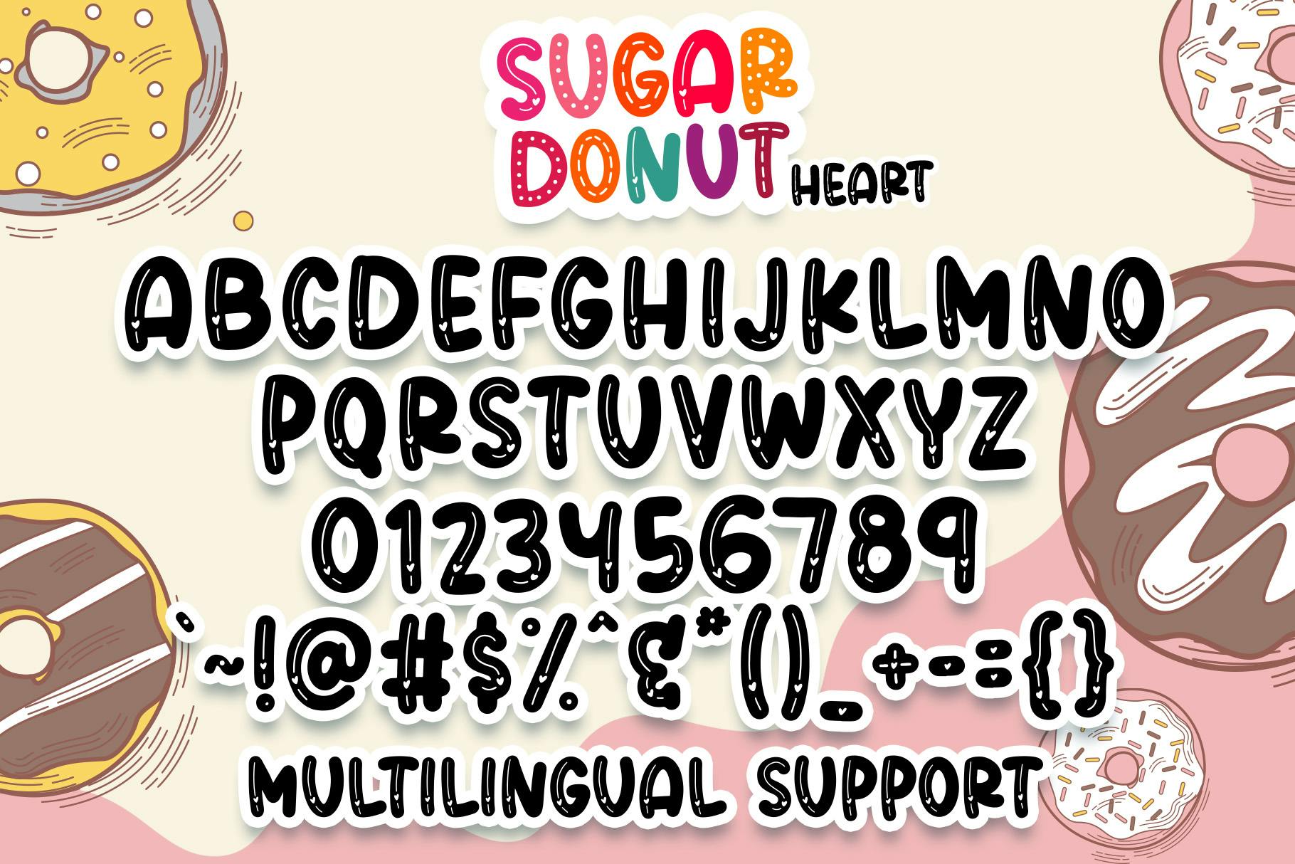 فونت Sugar Donut Crafty
