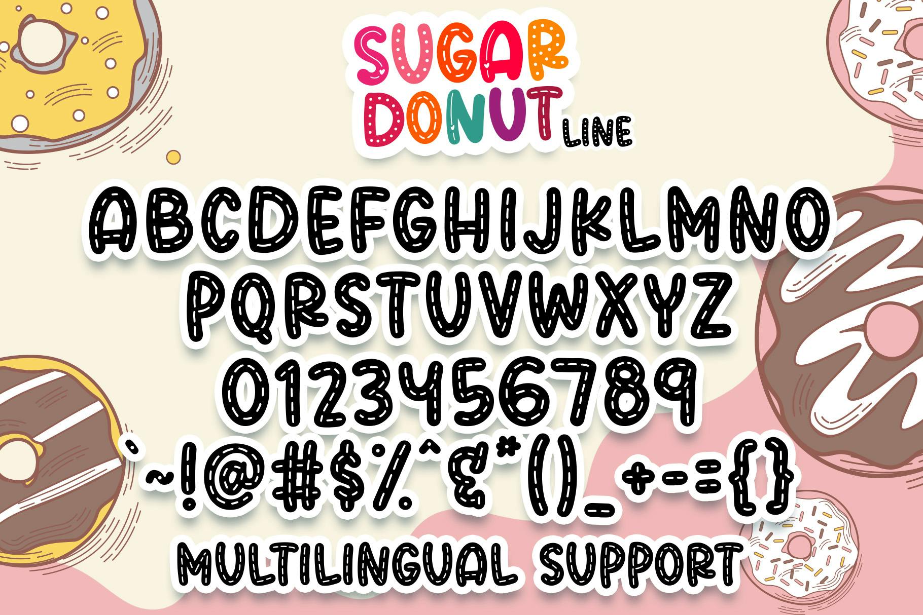فونت Sugar Donut Crafty