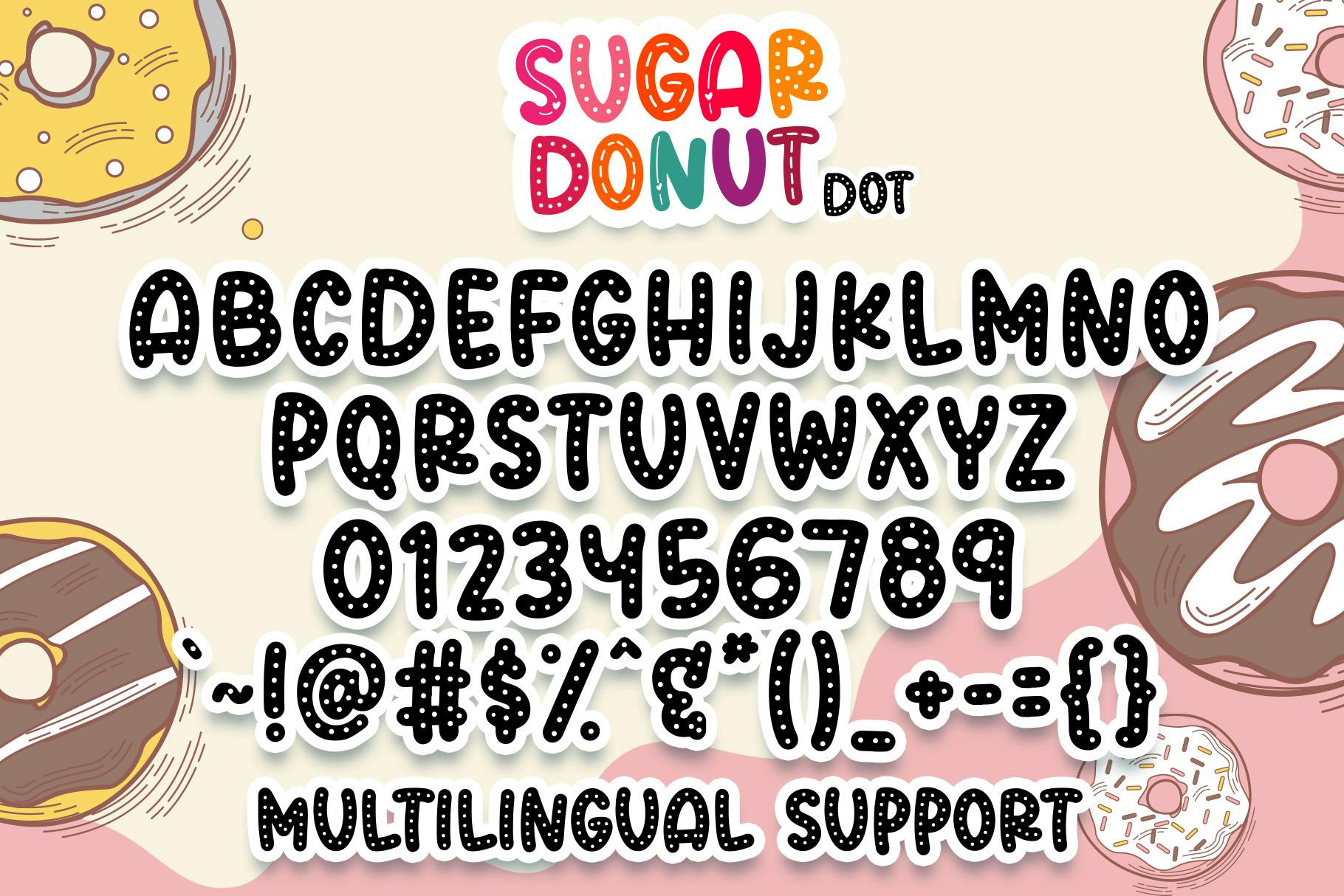 فونت Sugar Donut Crafty