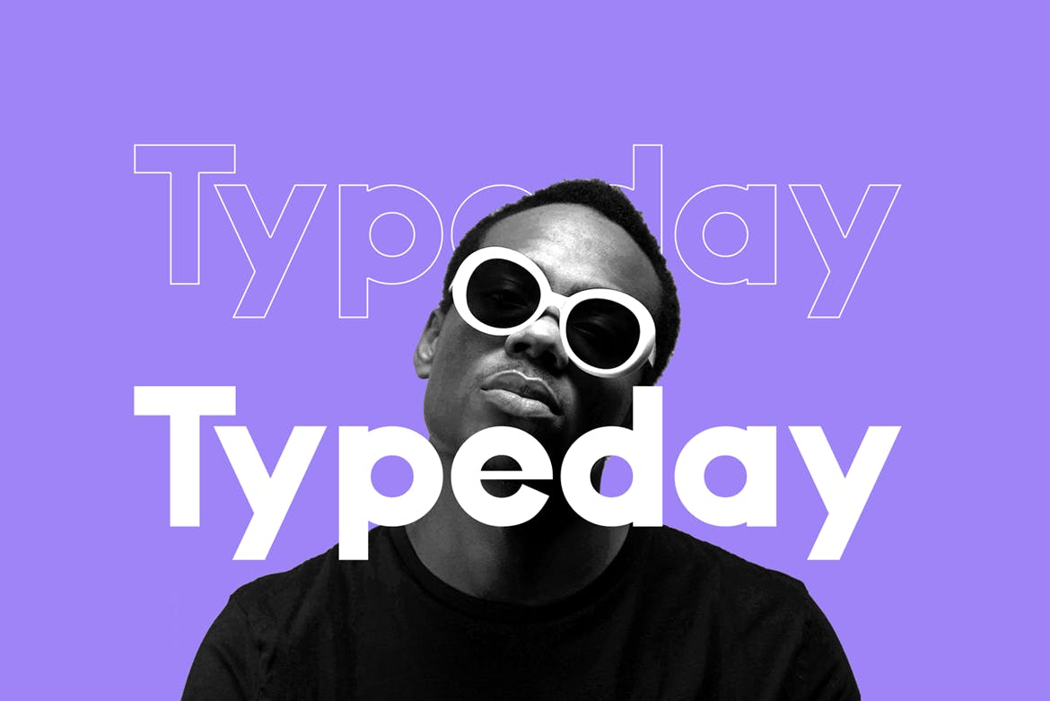 خانواده فونت لوگوی مدرن Typeday