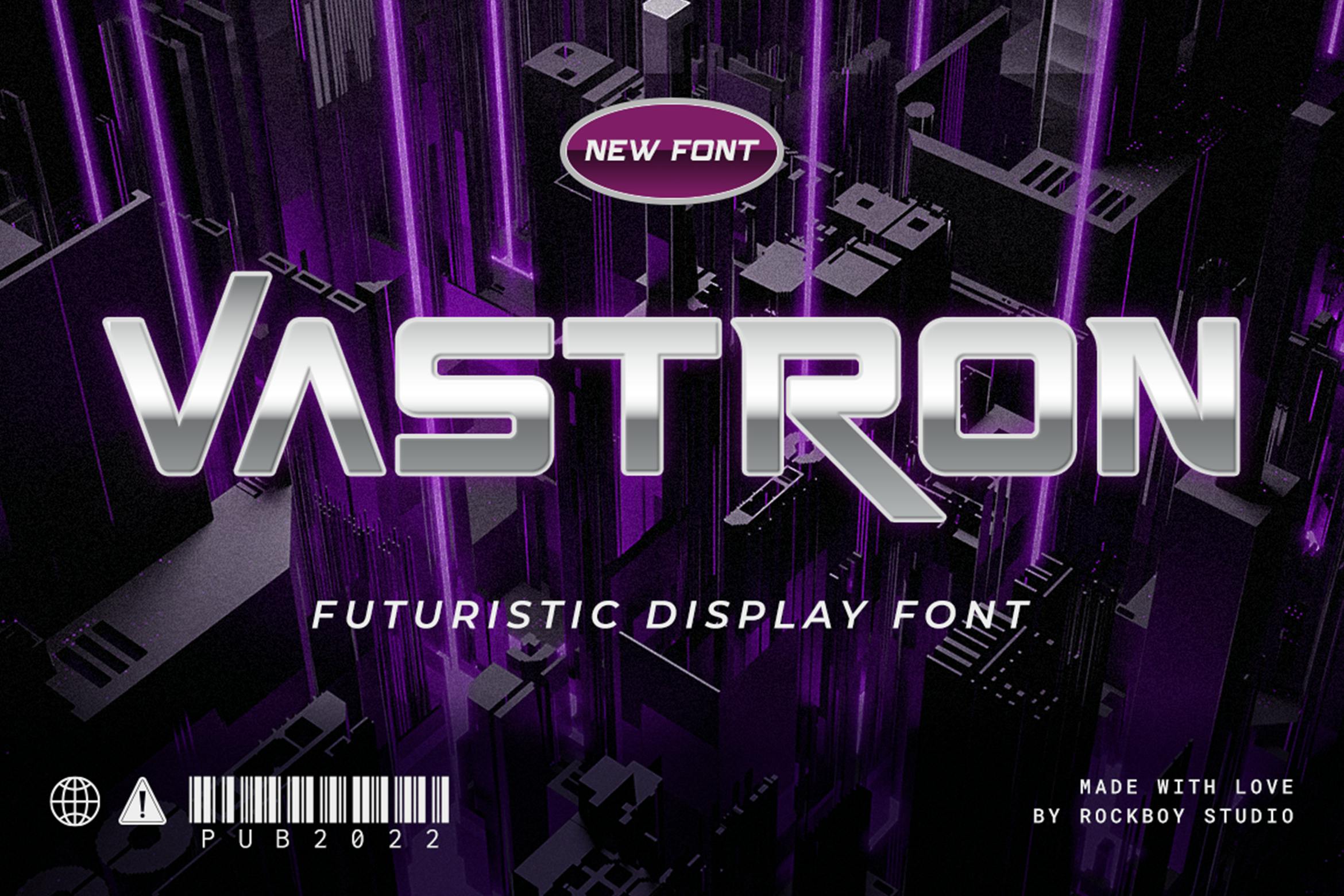 فونت لوگو Vastron