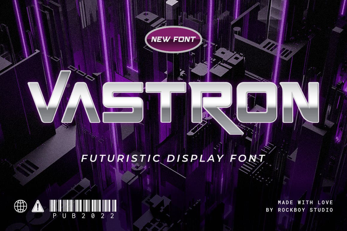 فونت لوگو Vastron