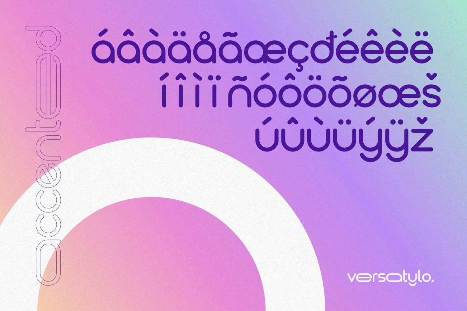فونت لوگوی گرد Versatylo