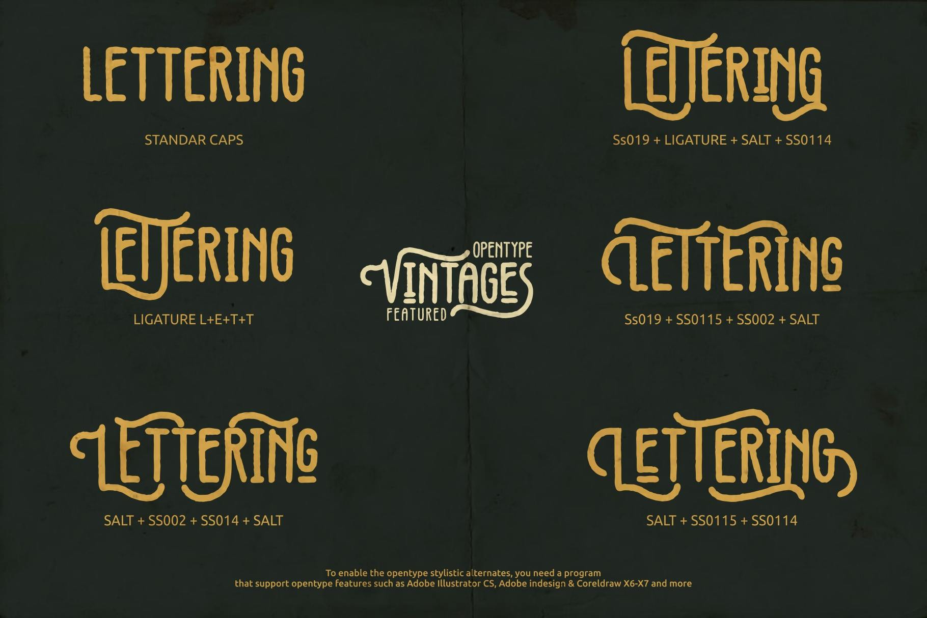 Vintages Rough Vintage Font