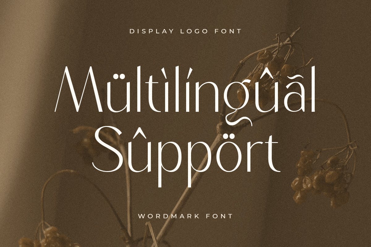 فونت لوگو نمایش Wordmark
