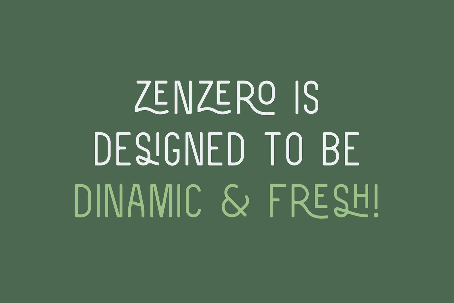 Zenzero Sans