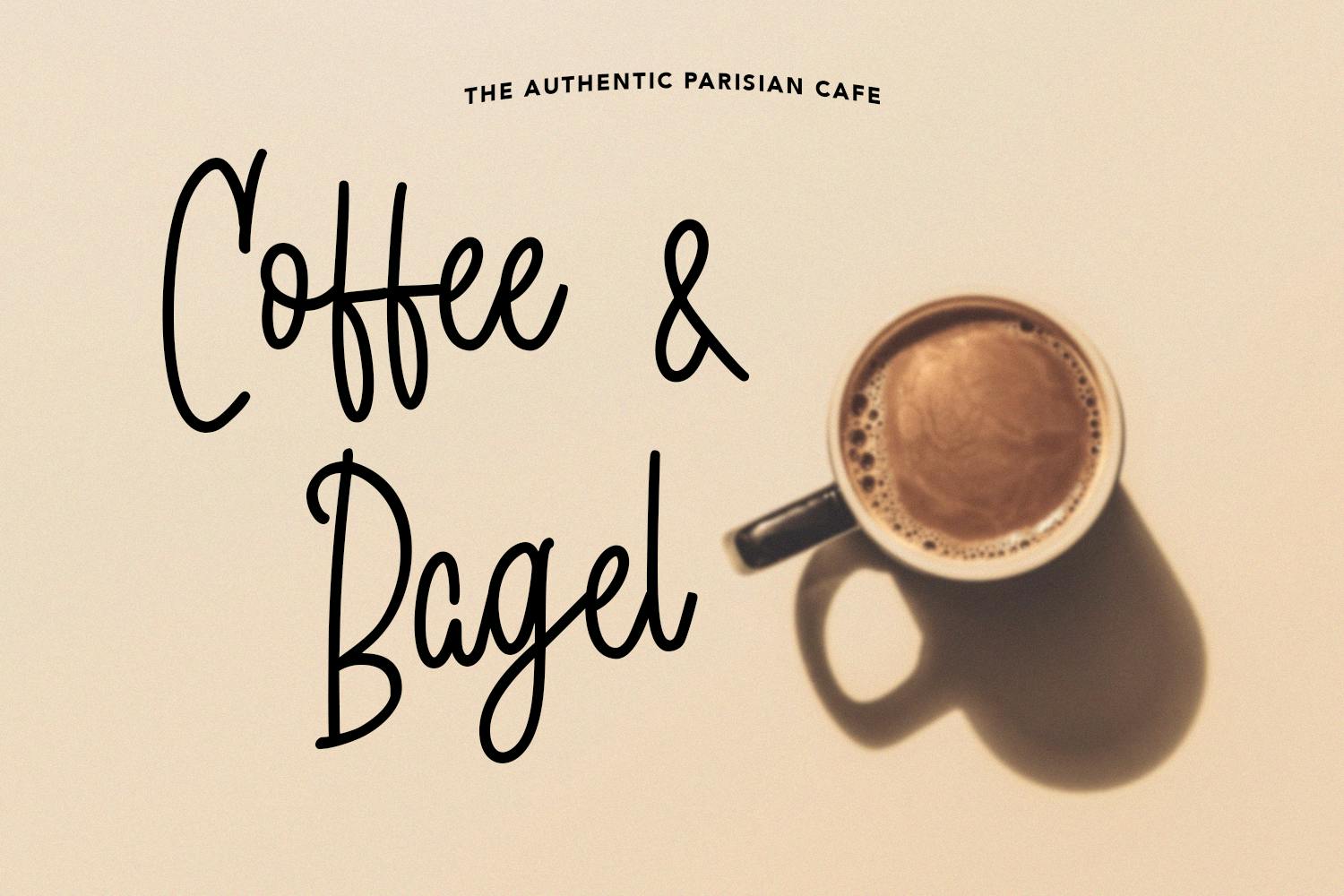 قلم اسکریپت دست نویس Bagelorts